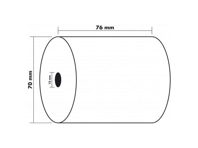 Termorull Bpa-Fri 76Xø70X12 55G 60M (10 stk)
