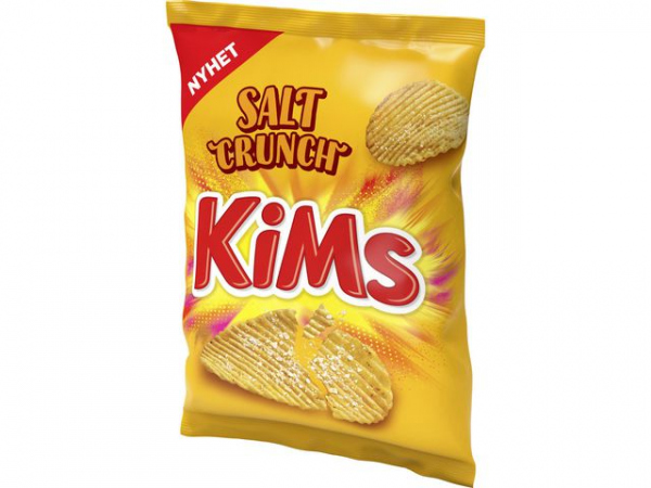 Potetgull Kims Salt Crunch 200G (18 poser)