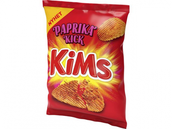 Potetgull Kims Paprika Kick 200G (18 poser)