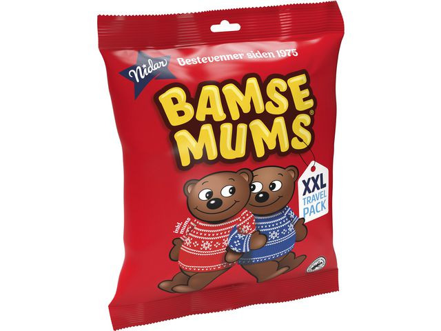 Sjokolade Bamsemums Xxl 400G (8 stk)