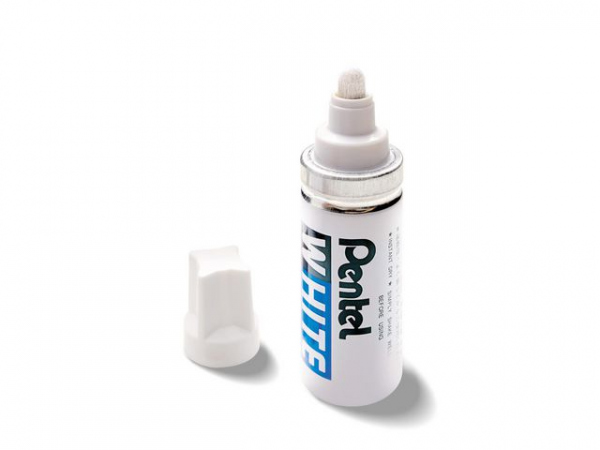 Paintmarker Pentel X100W B Hvit (6 stk)
