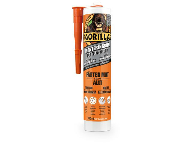 BildeLim Gorilla Monteringslim 290Ml