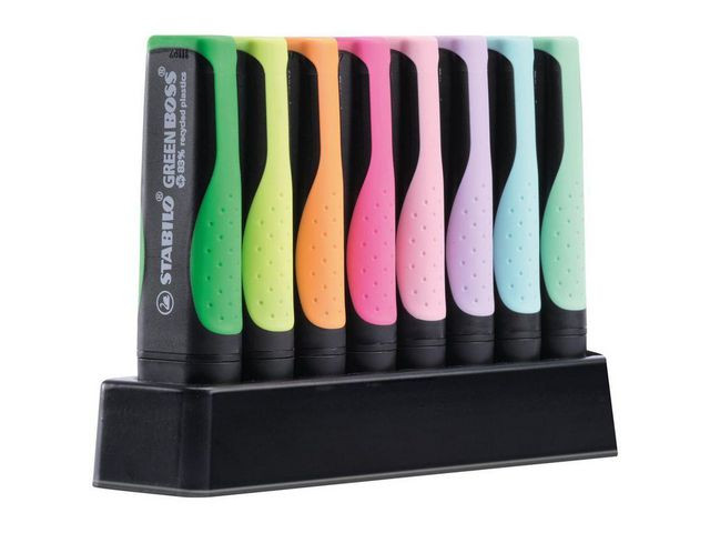 Tekstmarker Stabilo Green Boss (8 stk)