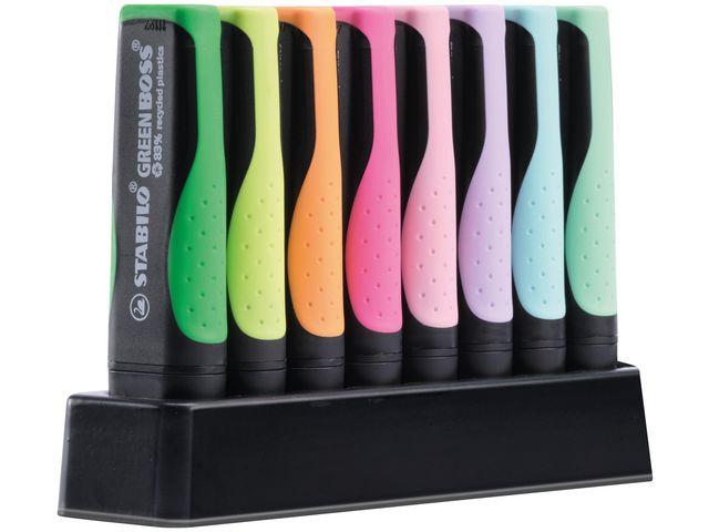 Tekstmarker Stabilo Green Boss (8 stk)