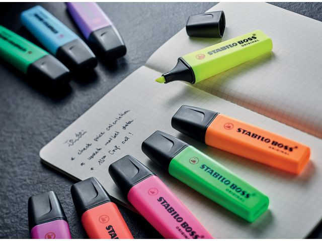 Tekstmarker Stabilo Boss Lilla (10 stk)