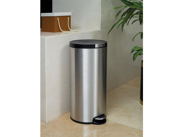 Pedalbøtte Eko Art Step 30L Matt Stål