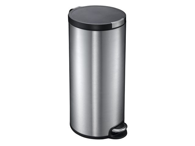 BildePedalbøtte Eko Art Step 30L Matt Stål