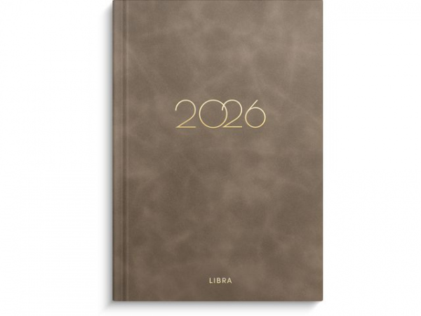 Dagbok Grieg Libra Colore 2026 Brun