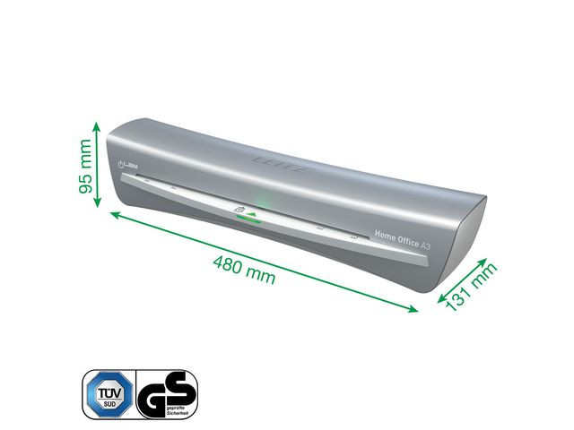 Leitz Lamineringsmask. iLAM Home Office A3 slv