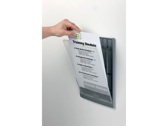 Skiltholder Durable A4 Klikk