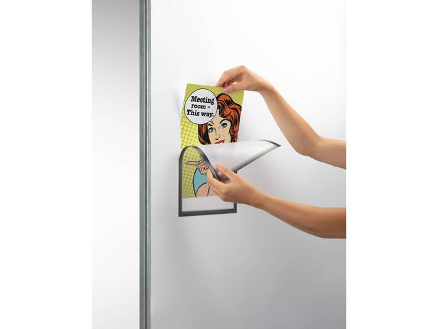 Magnetramme Durable A4 Grå (5 stk)