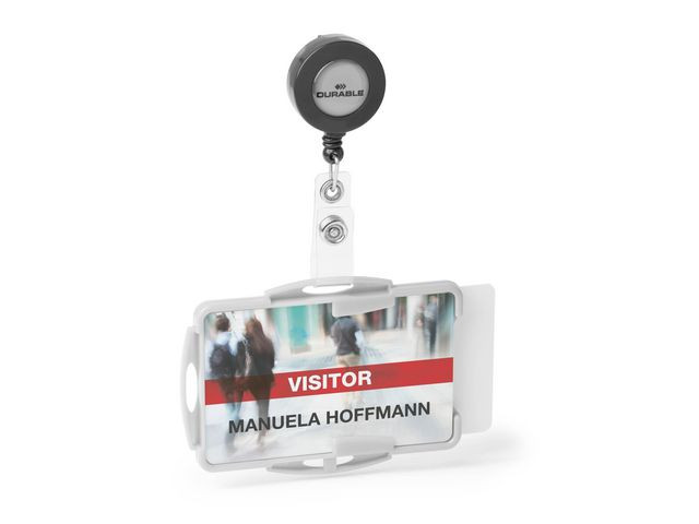 Kortholder Durable 2 Kort Grå (10 stk)