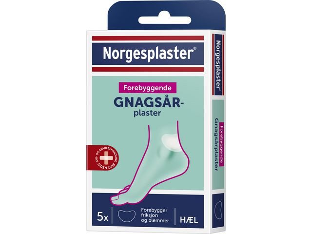 Plaster Norgesplaster Gnagsår Hæl (5 stk)