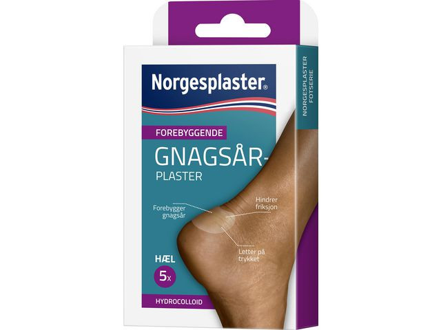 Plaster Norgesplaster Gnagsår Hæl (5 stk)