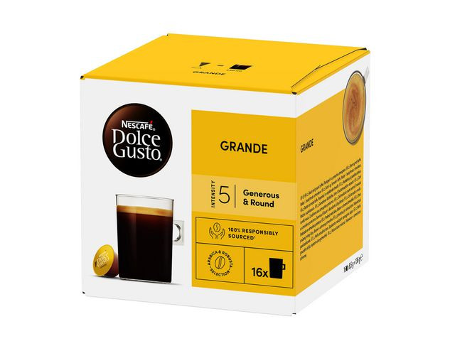 Kaffekapsel Dolce Gusto Grande (16 stk)