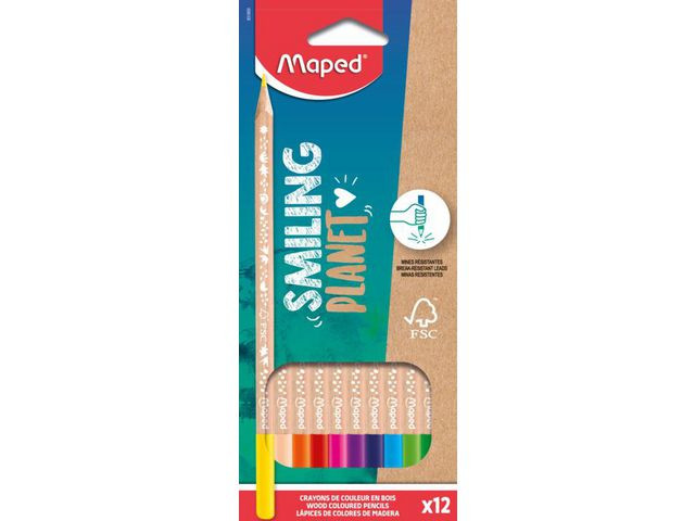 Fargeblyant 1 Smiling Planet (12 stk)