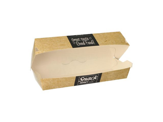 Baguetteboks Pure Papp 21X7,5X6,2Cm (50 stk)