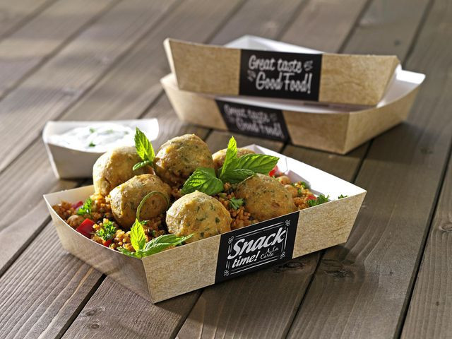 Pommes Frites Skål Pure Papp 15X7Cm (50 stk)