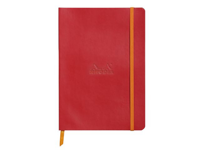 BildeNotatbok Rhodia A5 90G Linjert Red