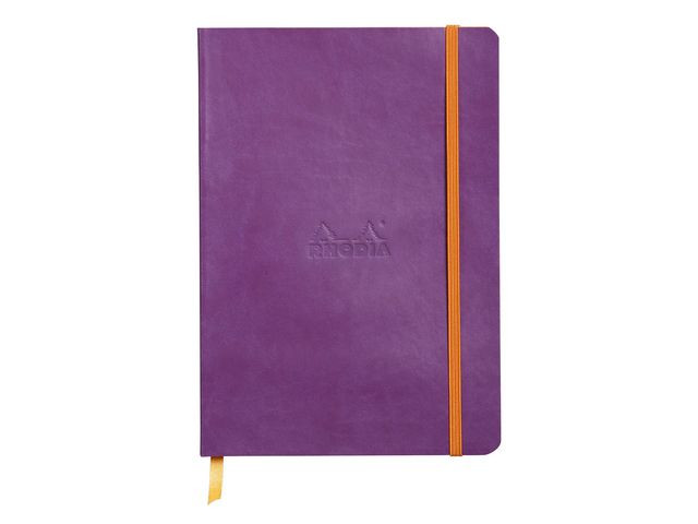 BildeNotatbok Rhodia A5 90G Linjert Purple