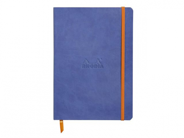 Notatbok Rhodia A5 90G Linjert Sapphire