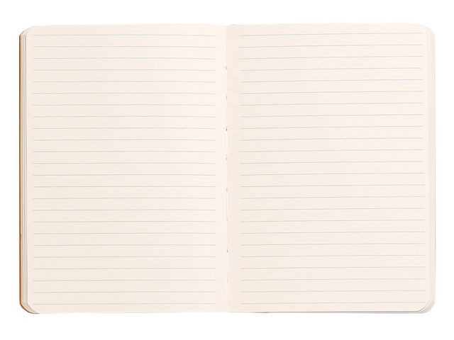 Notatbok Rhodia A5 90G Linjert Black