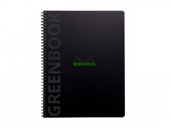 Notatbok Rhodia Greenbook A4+ 90G Linjer (5 stk)