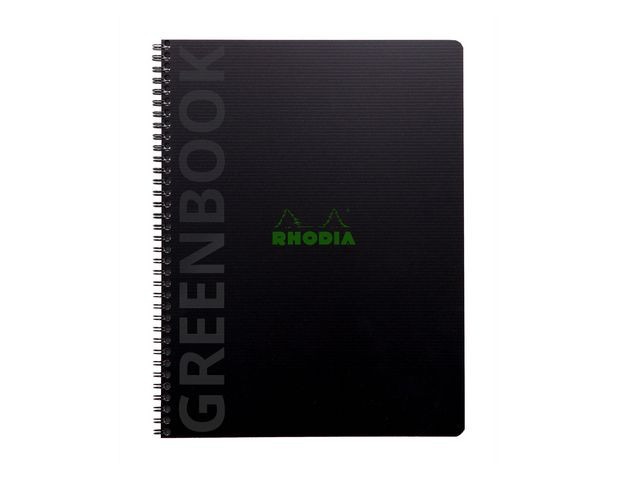 BildeNotatbok Rhodia Greenbook A4+ 90G Ruter (5 stk)