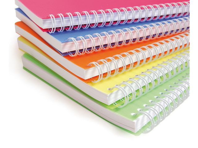 Notatbok Clairefontaine Linicolor A4 Rut (5 stk)