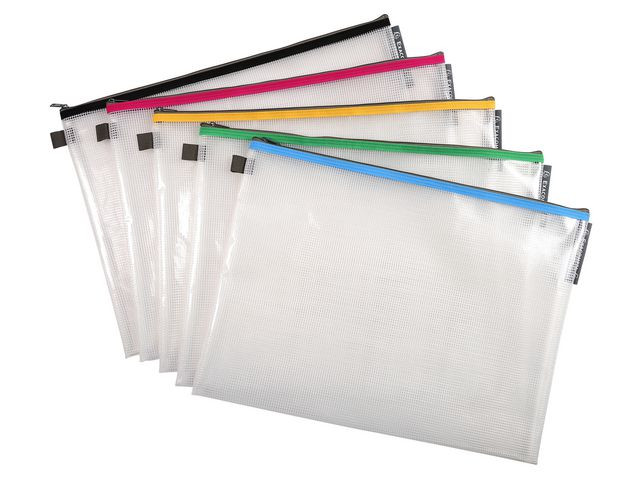 Oppbevaringslomme Exacompta A3 Ass (5 stk)