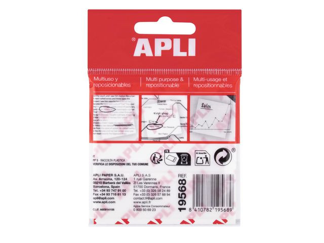 Notatblokk Apli Transparent 75X75