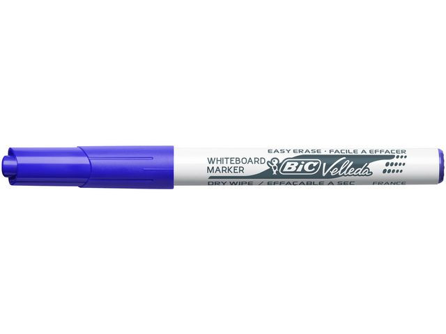 Whiteboardpenn Bic Velleda 1741 Rund Blå (12 stk)