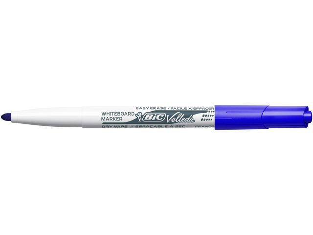 Whiteboardpenn Bic Velleda 1741 Rund Blå (12 stk)