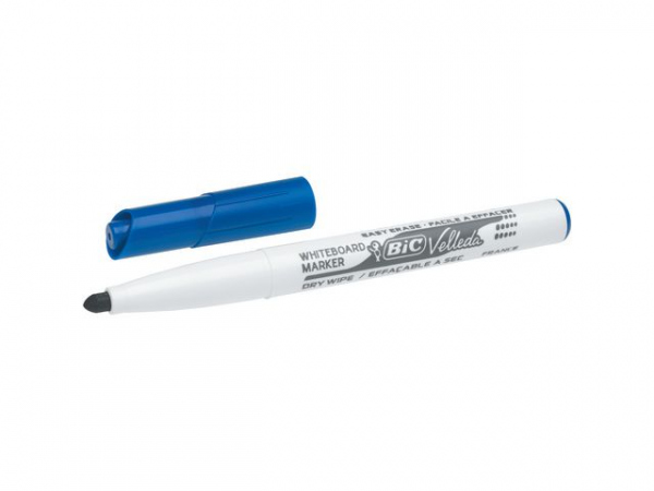 Whiteboardpenn Bic Velleda 1741 Rund Blå (12 stk)