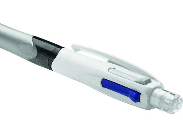 Kulepenn Bic 4 Farger 1,0 Hb 0,7 Sølv (12 stk)