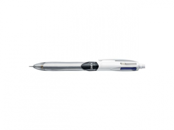 Kulepenn Bic 4 Farger 1,0 Hb 0,7 Sølv (12 stk)
