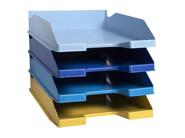 Brevkurv Exacompta Beeblue Ass (4 stk)