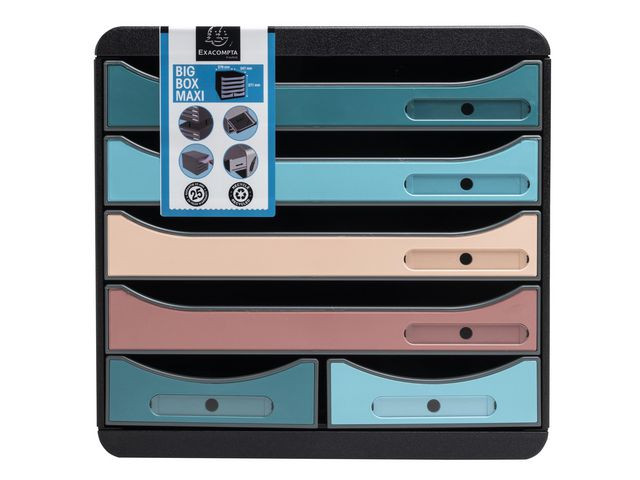 Skuffekabinett Exacompta Skandi 6Sk Ass