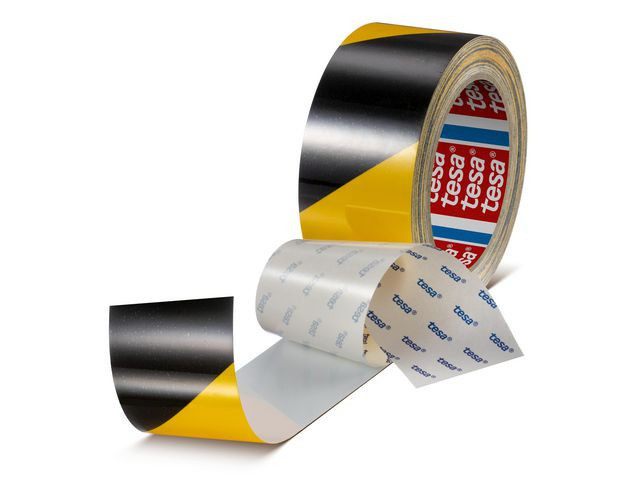 BildeTape Tesa Anti-Scratch Pet Gulv Sort/Gul