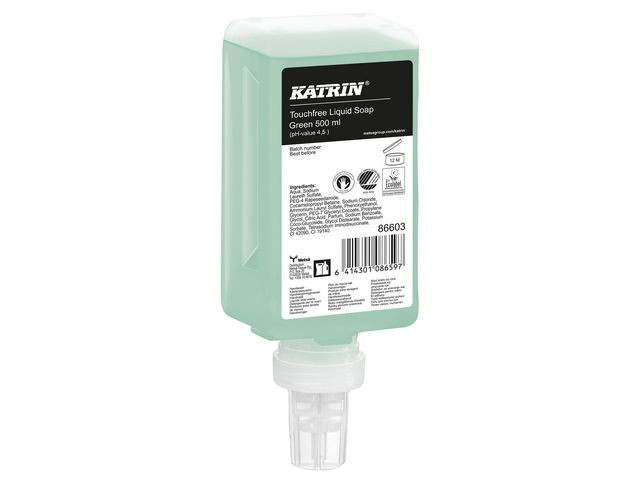 BildeHåndsåpe Katrin Green Berøringsfri 0,5L (12 stk)