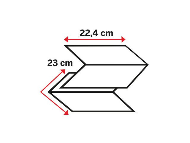 Tørkeark Katrin Plus Zig Zag 2 (200 stk/bunt, 20 bunter)