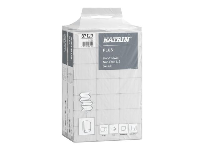 Tørkeark Katrin Plus Nonstop L 2L (2100 stk)