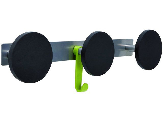 Klesknagg Alba 3 Kroker 43Cm Sort/Metal