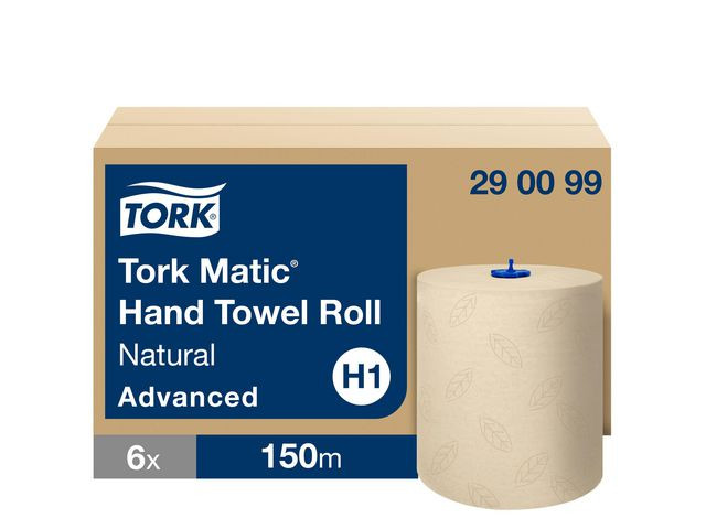 BildeTørkerull Tork Matic Adv. Natur H1 150M (6 ruller)