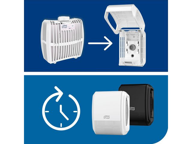 Dispenser Tork Kont.luftfrisker A3 Sort