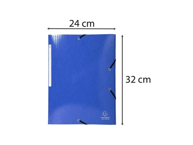 Strikkmappe Exacompta 3Klaff 600G Ass (10 stk)