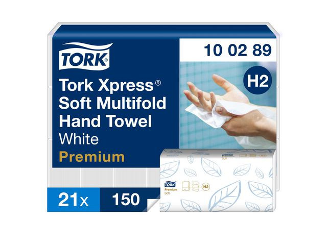 BildeTørkeark Tork Premium Z Myk 2L H2 (3150 stk)