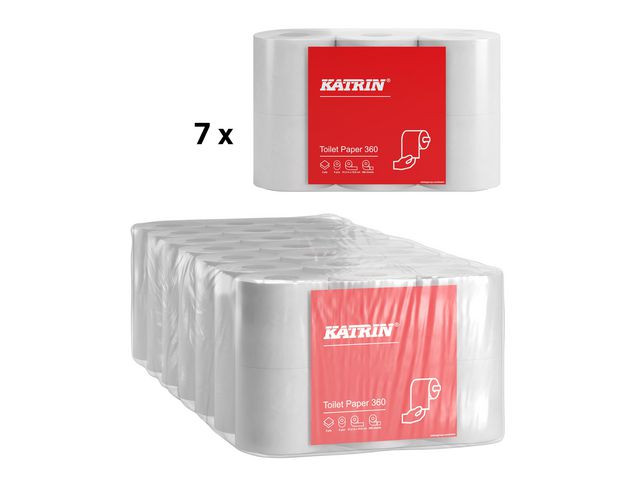 Toalettpapir Katrin Resirk. 2L 360 (42 stk)