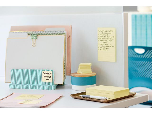 Notatblokk Post-It Ssn 76X76 Cy (12 stk)