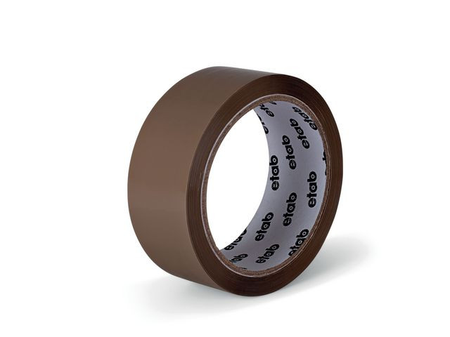 BildeEmballasjetape Etab Pp 38Mmx66M Brun (6 ruller)